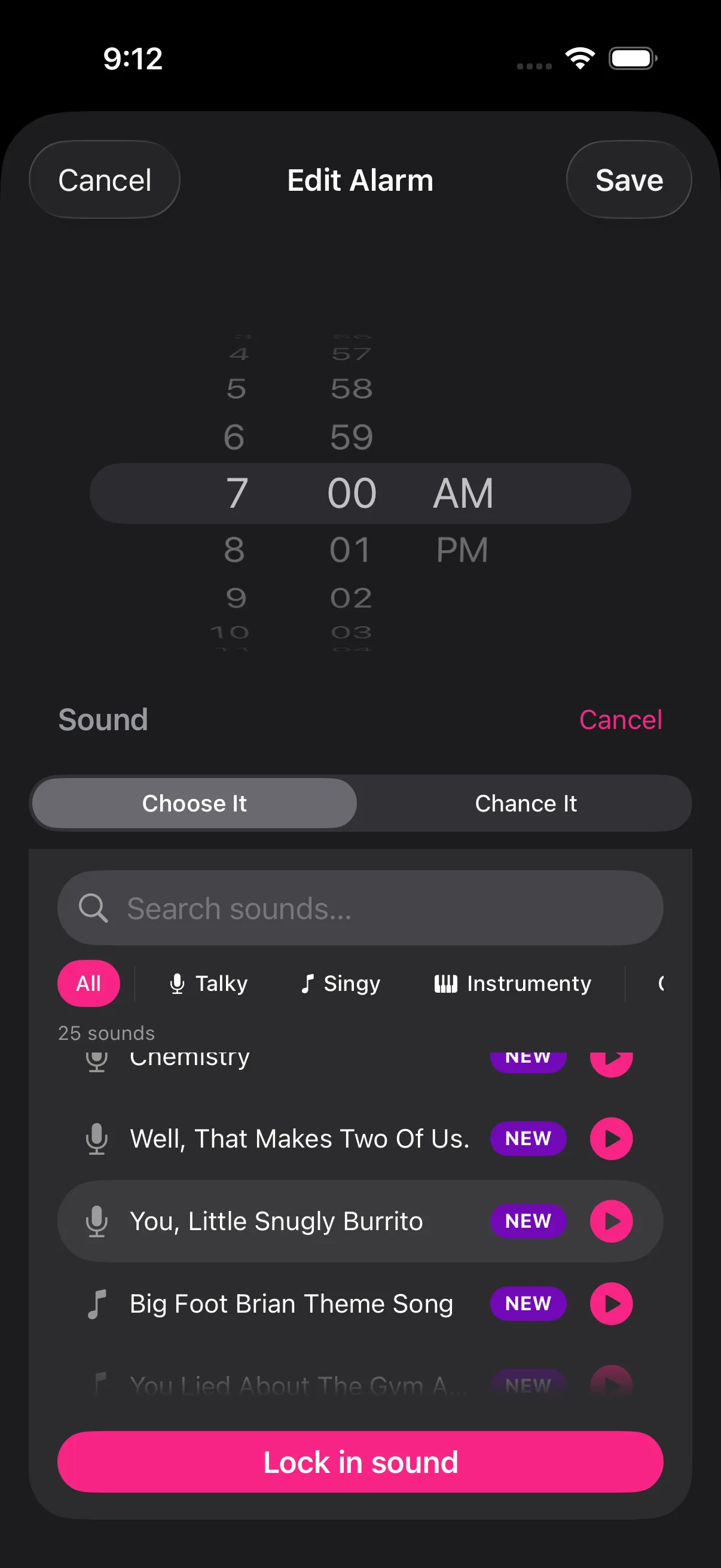 Create alarm flow preview